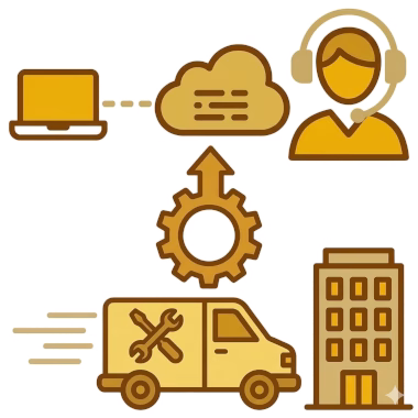 企業 IT 遠端支援與到府維修服務 - 陣列科技 MTSC